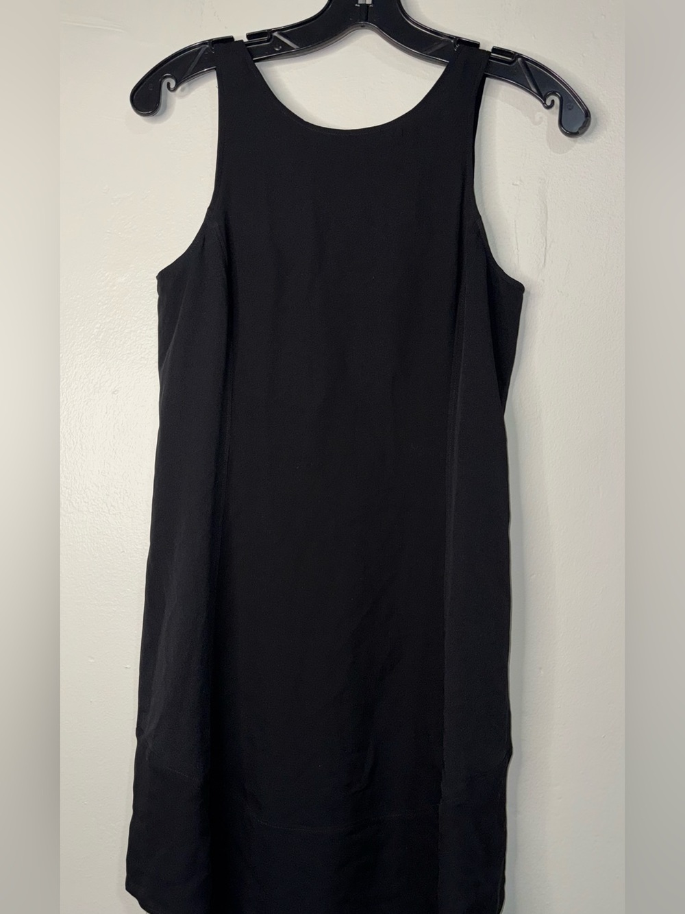 Theory Black Sleeveless Midi Shift Dress - Picture 2 of 13